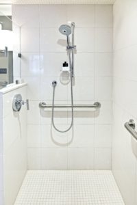 High-end walk-in shower