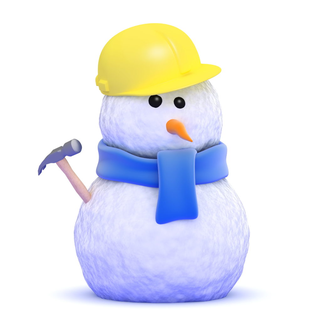Winter Remodeling Snowman