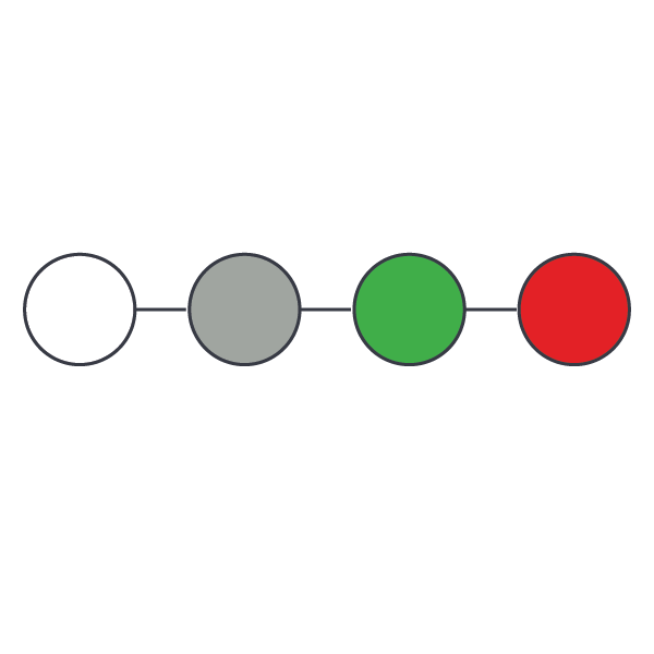 Multiple circles with different colored circles